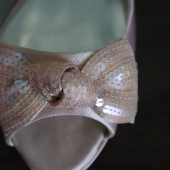 Caparros Blush Satin Pumps - Picture 13 of 14